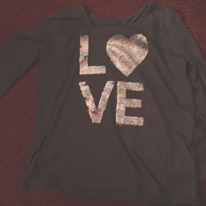 Flip sequence longs sleeve shirt size 10/12 kids